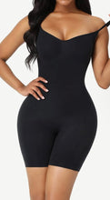 Load image into Gallery viewer, Full body seamless shaper-black
